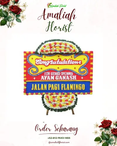 Bunga Papan Congratulation di Lebakbarang